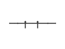 Sliding Door Hardware Kit, Sliding Door Hardware Kits Vidaxl (183 Cm)