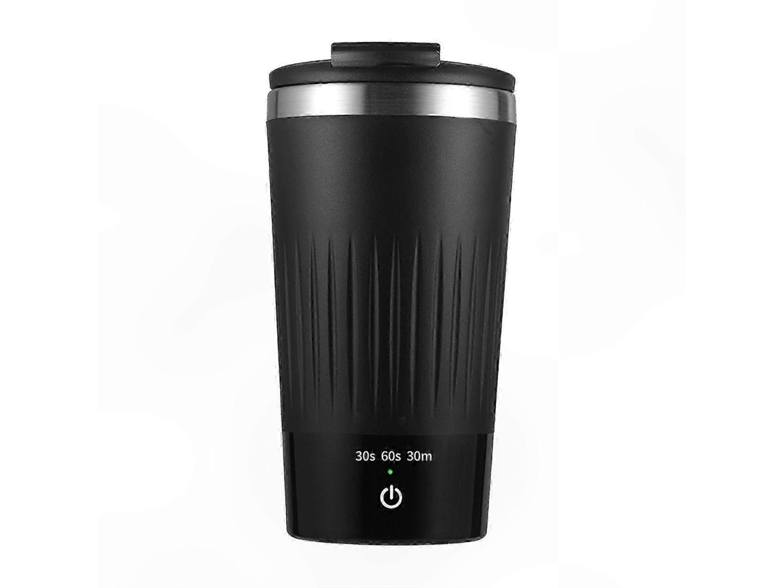 Caneca Misturadora Automática de 300 Ml com Tampa e 3 Velocidades, em Aço Inoxidável. TAISHENGDA
