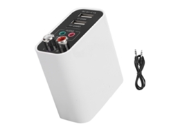Adaptador Bluetooth 5.0 com Receptor e Transmissor de 3,5 Mm para Áudio Sem Fio, 110 240 V, Plugue Europeu AQUAFORGE