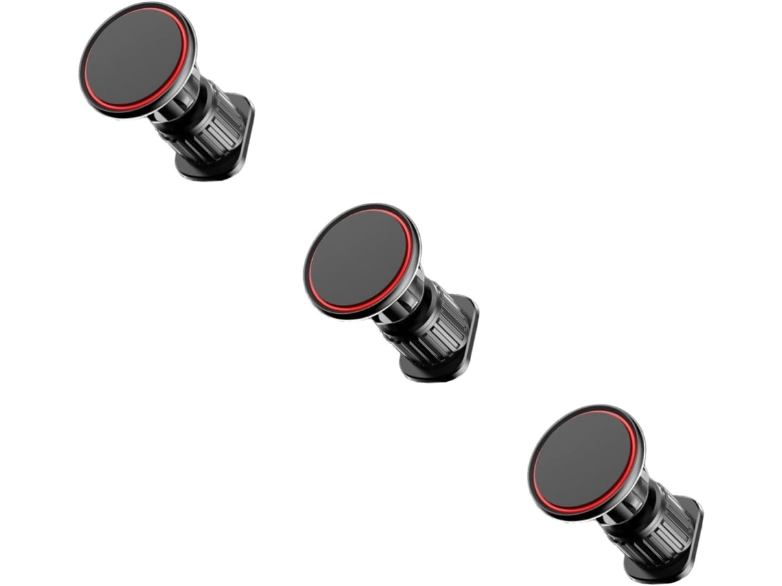 Suporte Magnético Para Celular Com Fixação Na Saída De Ar Do Painel (3 Peças)