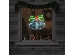Vidaxl Campainha De Natal 144 Led Multicolor 57 X 47,5 Cm Pvc