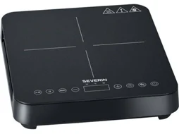 Placa de Indução Portátil SEVERIN KP1025 2000 W (1 queimador - Preto)
