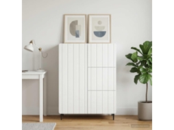Vidaxl Buffet Branco 66 X 34,5 X 91,5 Cm Derivados De Madeira