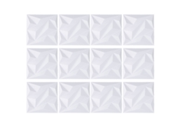 Painel de Parede 3D Decorativo PVC 30x30cm | S/MARCA