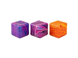 Laxiscreed Brinquedo De Massa Em Forma De Cubos De Gelo Com Cor Verde, Alta Elasticidade