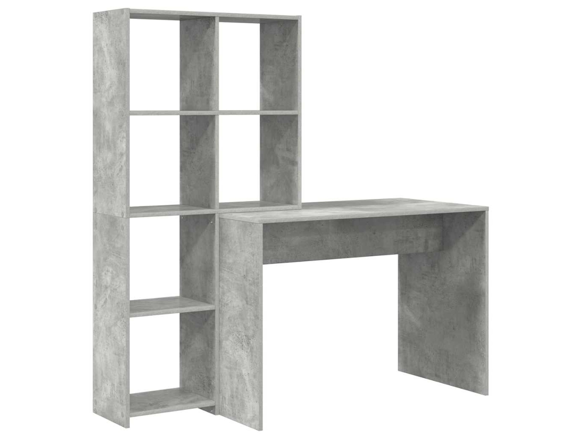 Mesa Cinzento 138,5 X 55 X 143 Cm Madeira Processada MAISON EXCLUSIVE