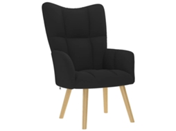 Relaxing Chair, Relaxing Chairs Vidaxl Preto Tecido