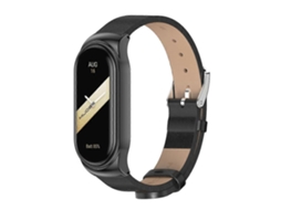 Pulseira De Couro Pu De Microfibra Mijobs Cs Para Xiaomi Mi Band 8