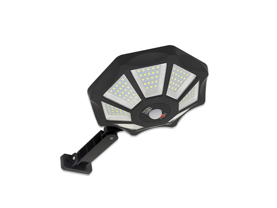 168led - Candeeiro De Rua Solar Para Exterior 168led - Candeeiro De Parede Solar Com Sensor De Movimento Para Jardim, Armazém E Parede Exterior