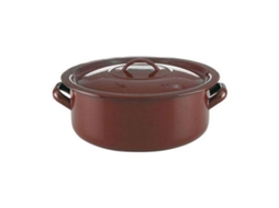 Caçarola Com Tampa QUID Classic Aço Esmaltado 32 Cm