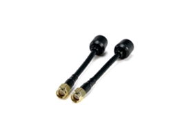 1 unidade de antena FPV macho tipo "lollipop" de 5,8 GHz e 3,5 dBi com 85 mm de diâmetro, conector RP-SMA/LHCP para óculos FPV e drones (MDUG).