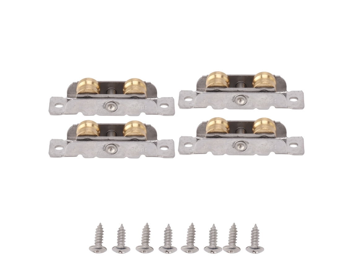 Conjunto De 4 Rodas De Porta Deslizante Para Pátio Com Rolamento Tipo 88