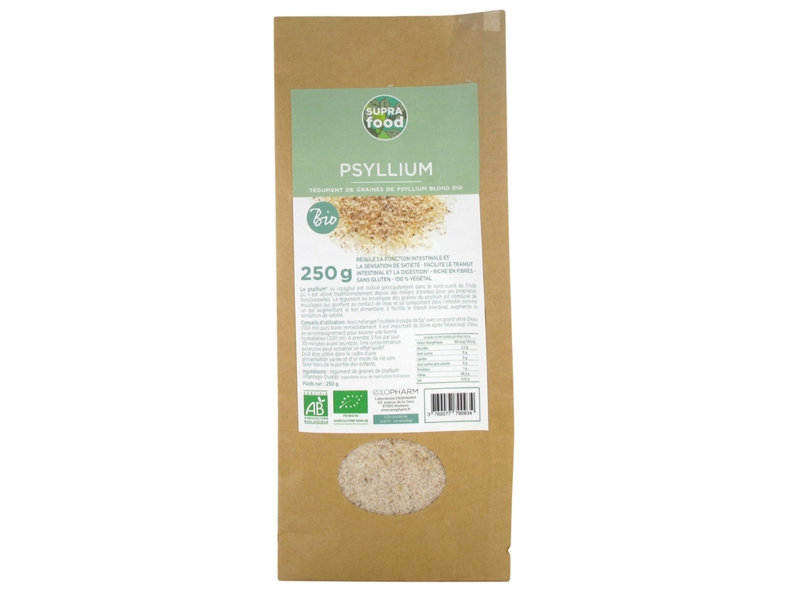 Psyllium Orgânico 250 G EXOPHARM