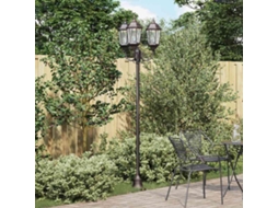 Vidaxl Luz De Jardim 57 X 49 X 241 Cm Alumínio E Vidro