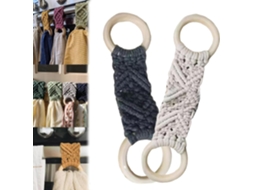 Suporte De Toalha Em Macramê, Para Cozinha Suspenso Macramê