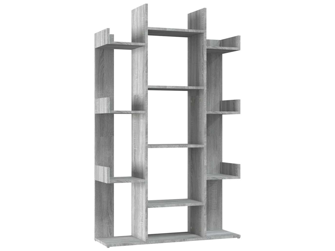 Book Cabinet, Book Cabinets Vidaxl Cinzeto Madeira Processada (n/a)