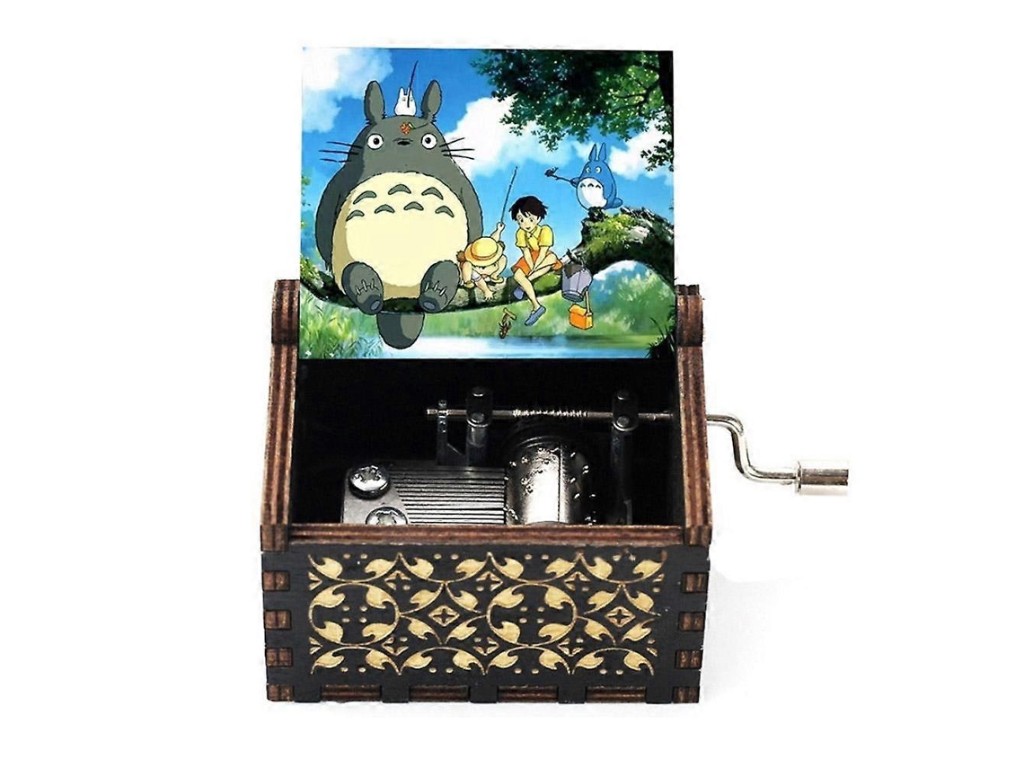 Caixa de Música Anime com Tema Desenho Animado Meu Vizinho Totoro One Piece Inuyasha Demon Slayer Naruto Melodia Nostálgica Coleci AQUAFORGE
