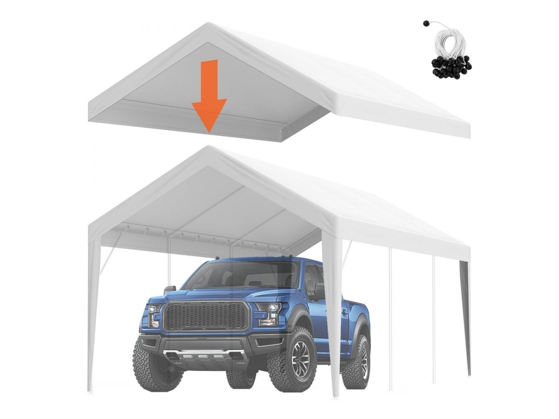 Conjunto De Cobertura, Toldo E Tecto De Substituição 3x6m Para Carport E Garagem Tekmaquinas