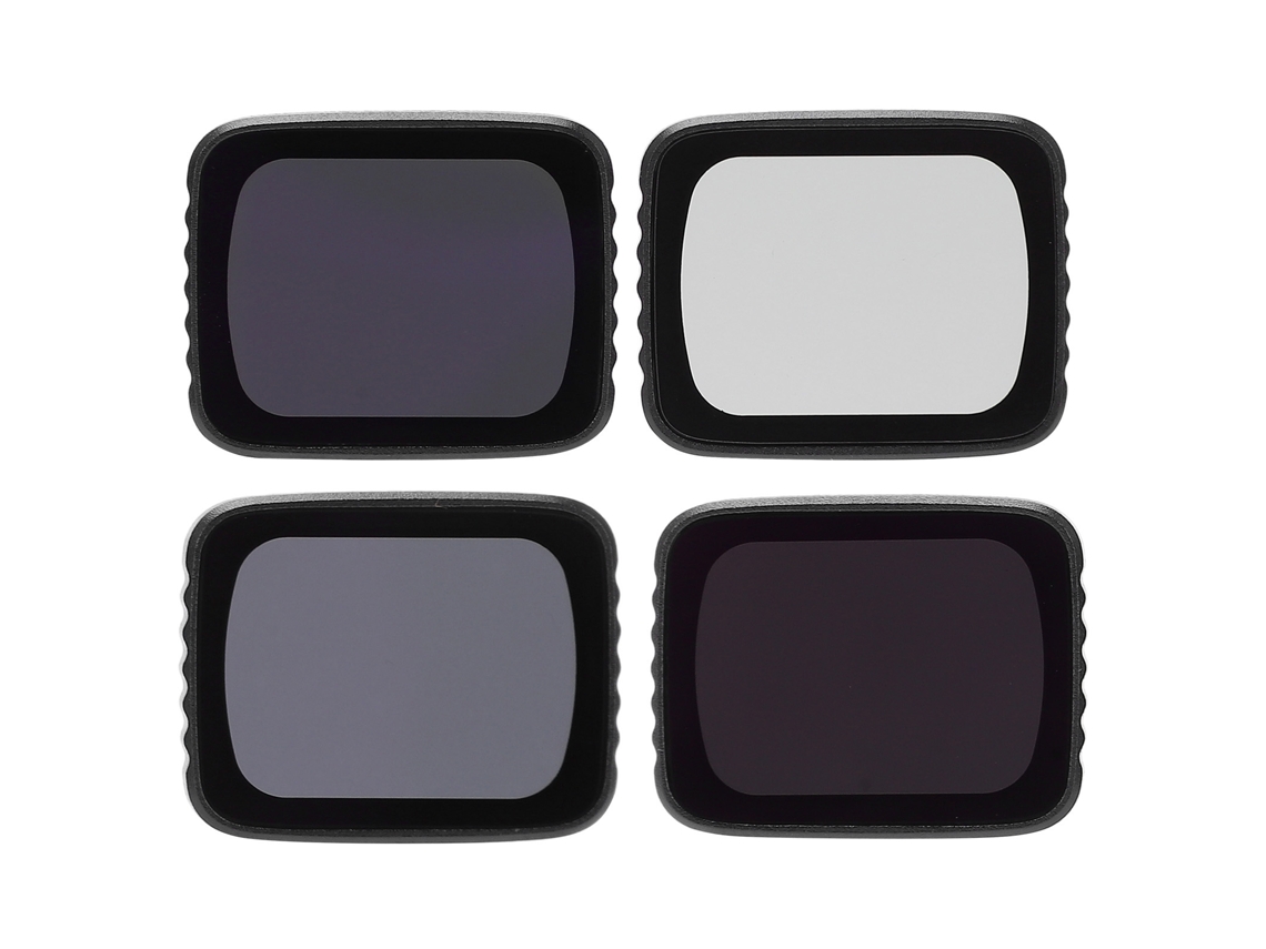 Kit de 4 filtros para lentes de câmeras de drones: CPL, ND8, ND16 e ND32, compatível com Mavic Air 2s.