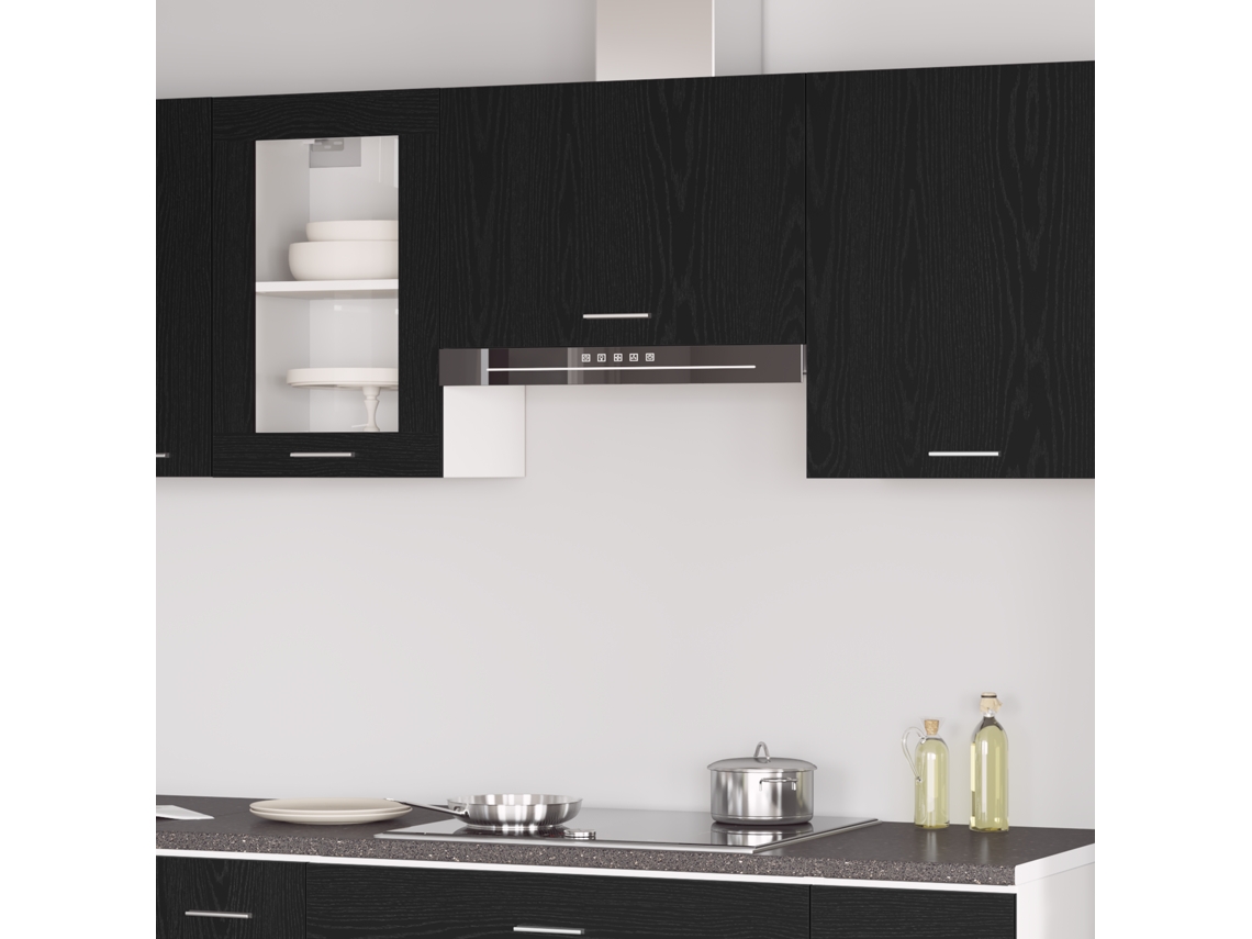 Conjunto 1 Armazenamento De Cozinha Vidaxl Preto Derivados De Madeira (60 X 31 X 40 Cm)