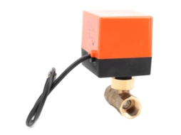 Válvula De Bola Motorizada Av220v Latão Elétrica Para Óleo Água Gás Ip65 2.5mpa Dn15-2