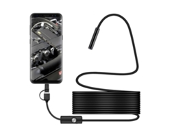Câmera Usb Tipo Cobra Para Inspeção, Endoscópio Usb C À Prova Dágua Ip67, Tipo Brilvibera