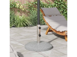 Vidaxl Tubo Da Base De Guarda-sol 0.63 Kg Aço Inoxidável Natural