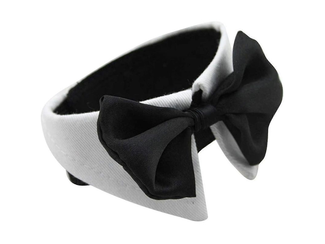 2026 corbata de Lazo para Perros Ajustable Collar de Perro para Bodas Fiestas Hecho a Mano Talla L 55.8 63.5 Cm