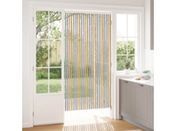 Vidaxl Cortina De Insetos Chenille Cinza E Bege 100 X 200 Cm 100% Pp