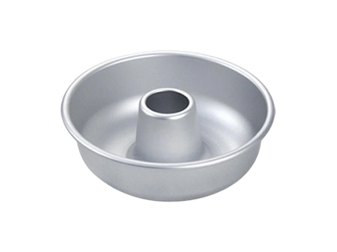 H04 Forma Prática Para Donuts Com Revestimento Antiaderente E Fundo Fixo, Ideal Para Confeitaria E Uso Doméstico. Multicolorida.