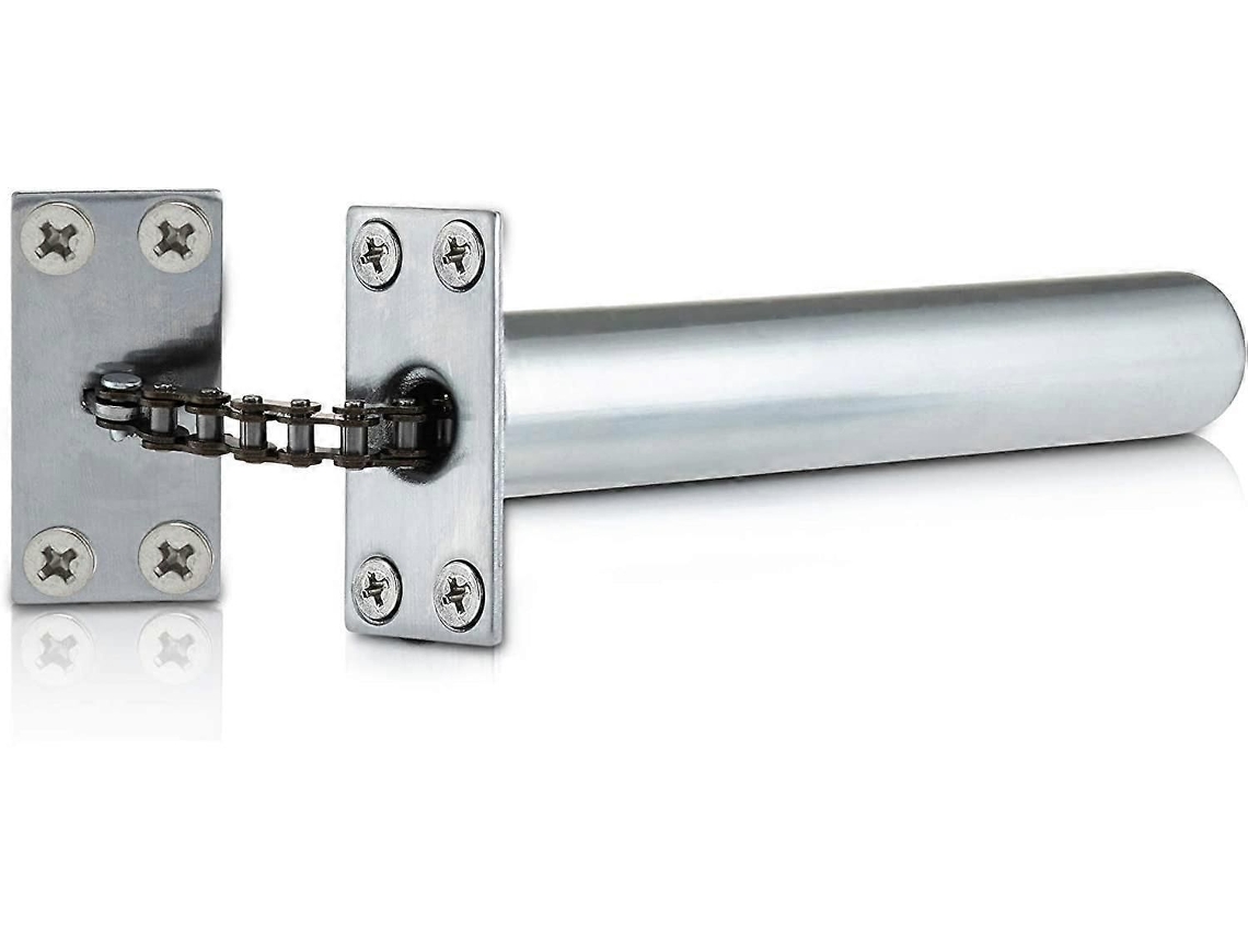 Fechadura De Porta Interna Automática, Cromada Acetinada, Com Fechamento Suave