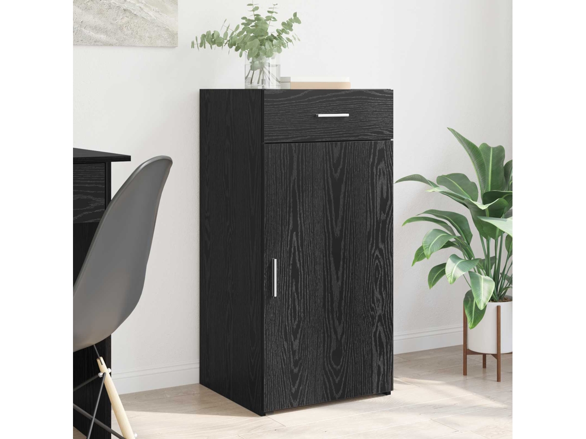 Vidaxl Buffet Carvalho Preto 45 X 42,5 X 93 Cm Madeira Processada