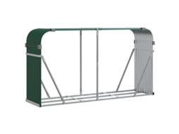 Log Holder, Log Holders Vidaxl Verde Aço (234 X 45 X 100 Cm)