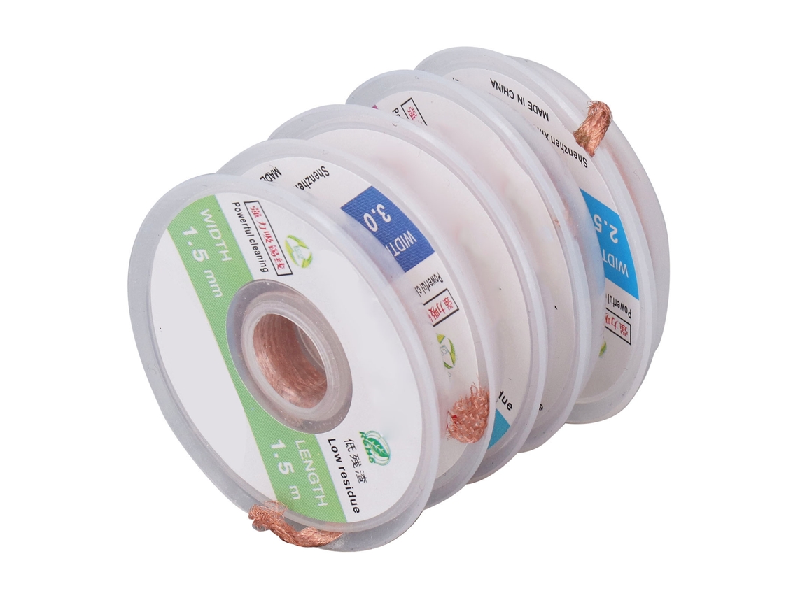 Laxiscreed Fio De Soldar De Cobre Com Baixo Lustre Para Limpeza Fácil