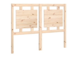 Bed Headboard, Bed Headboards Vidaxl Marrom Madeira De Pinho (125.5 X 100 Cm)
