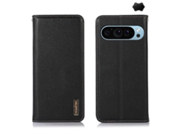 Capa De Celular De Couro Bovino Khazneh Nappa Com Camada Superior Para Google Pixel 10/9