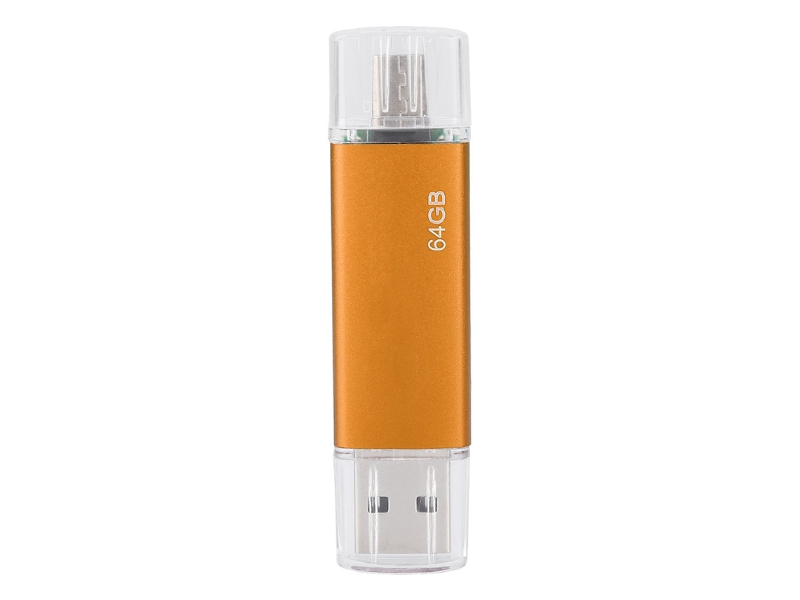 Pen Drive LAXISCREED Usb Dual 64g Laranja