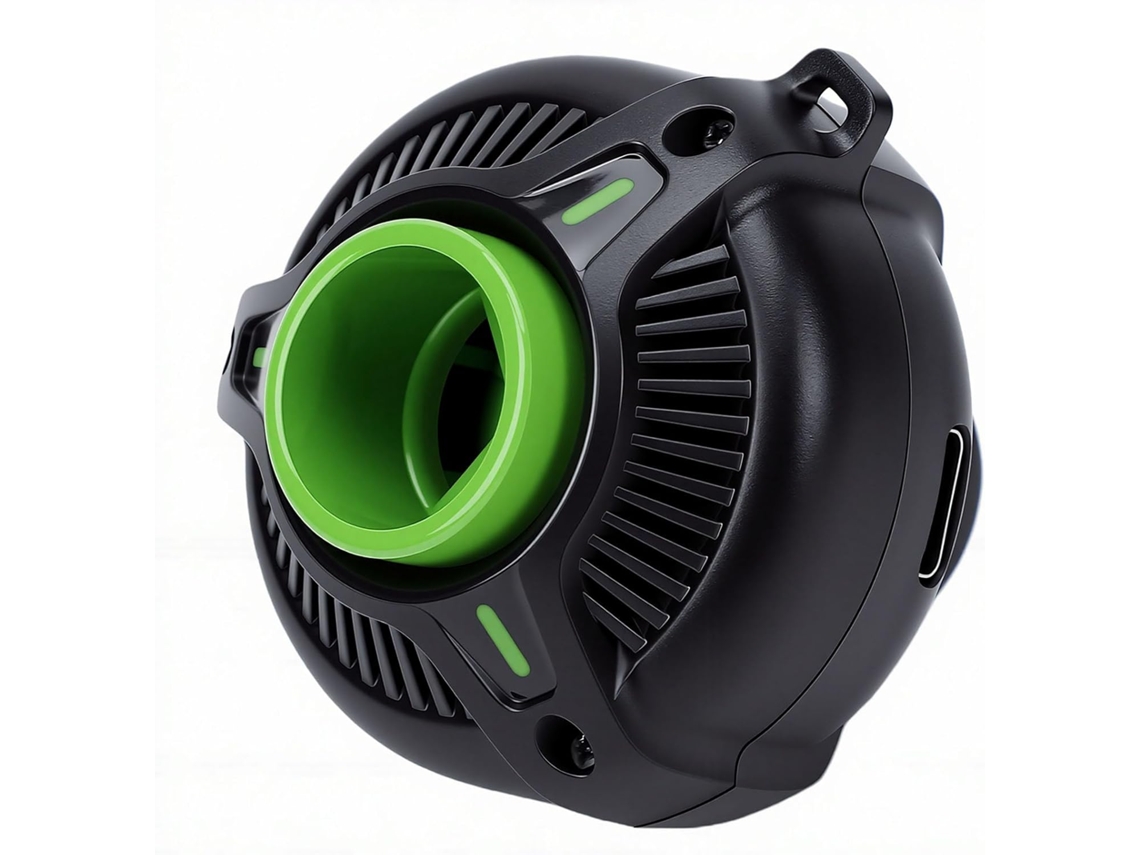Mini Bomba De Ar Elétrica 4.5kpa Com Defletor E 6 Bicos, Compacta E Leve