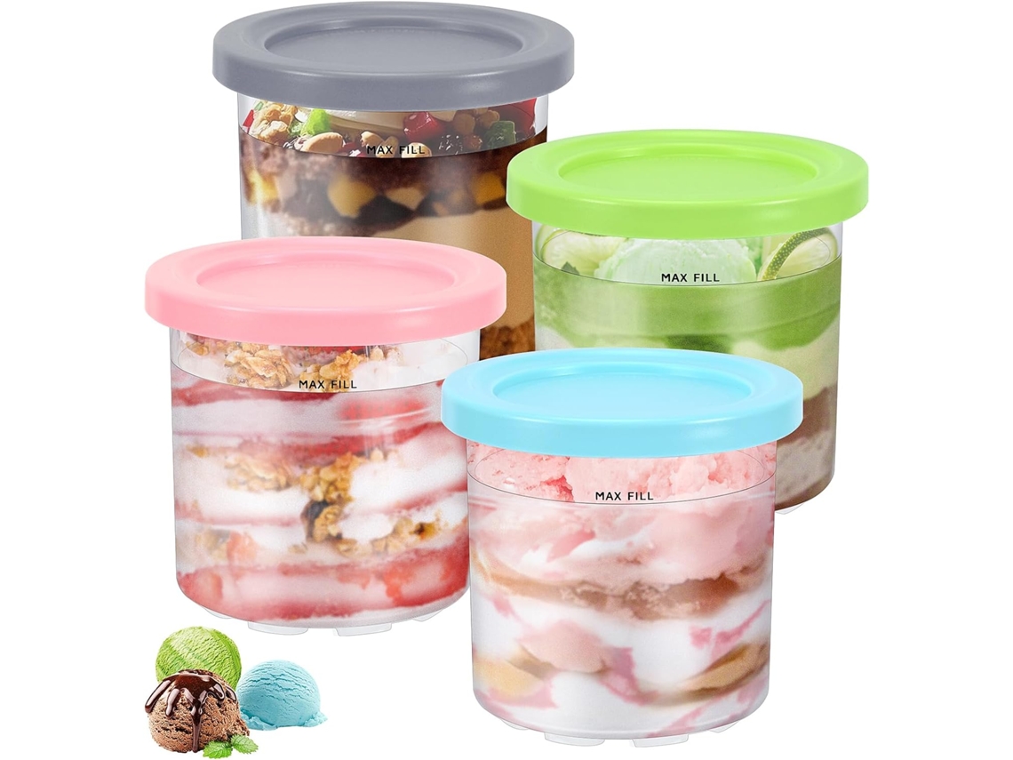 Recipientes para Acessórios de Gelado, Adequados para as Máquinas de Gelado Das Séries Nc299, Nc300 e Nc301 SUNNY SPACES