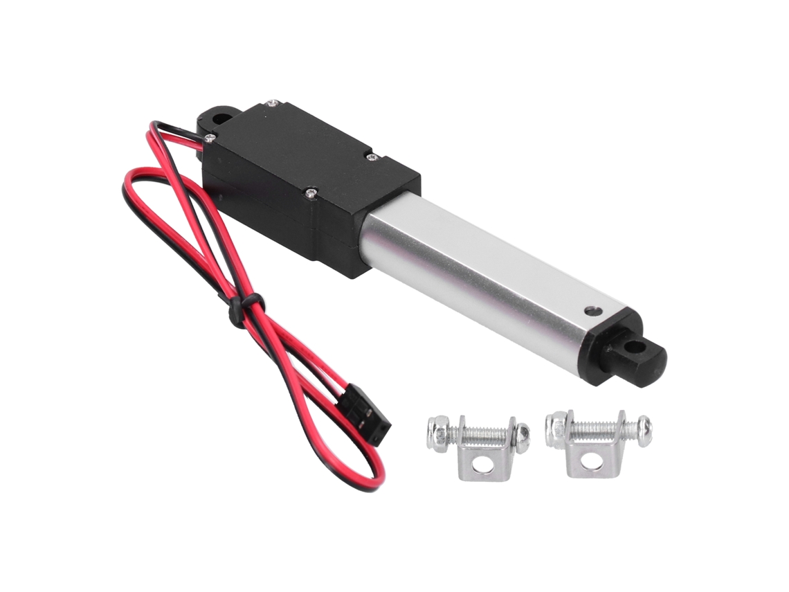 Actuador Linear Elétrico Mini Impermeável Dc12v 50mm Carreira 30n 30mm/s Para Robô Diy