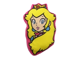 Almofada 3d Com O Rosto Da Princesa Peach Do Super Mario, 40 Cm 87334