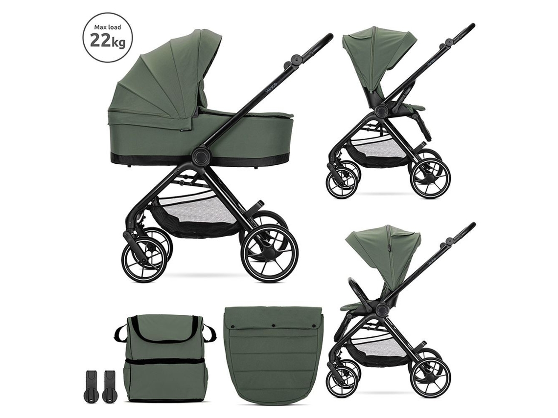 Carrinho Veneza Verde Duo Até 22 Kg Lorelli