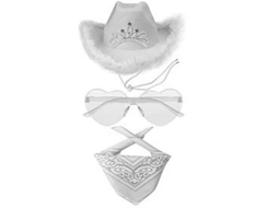2026 sombrero Vaquero Unisex para Adultos Hombre Y Mujer, Cowgirl, Multicolor, Talla Universal, Con Cuerda, Ideal para Fiesta Y Uso Diario