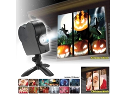 Lâmpada Projetora de 40w com 12 Padrões para Natal e Halloween, Portátil