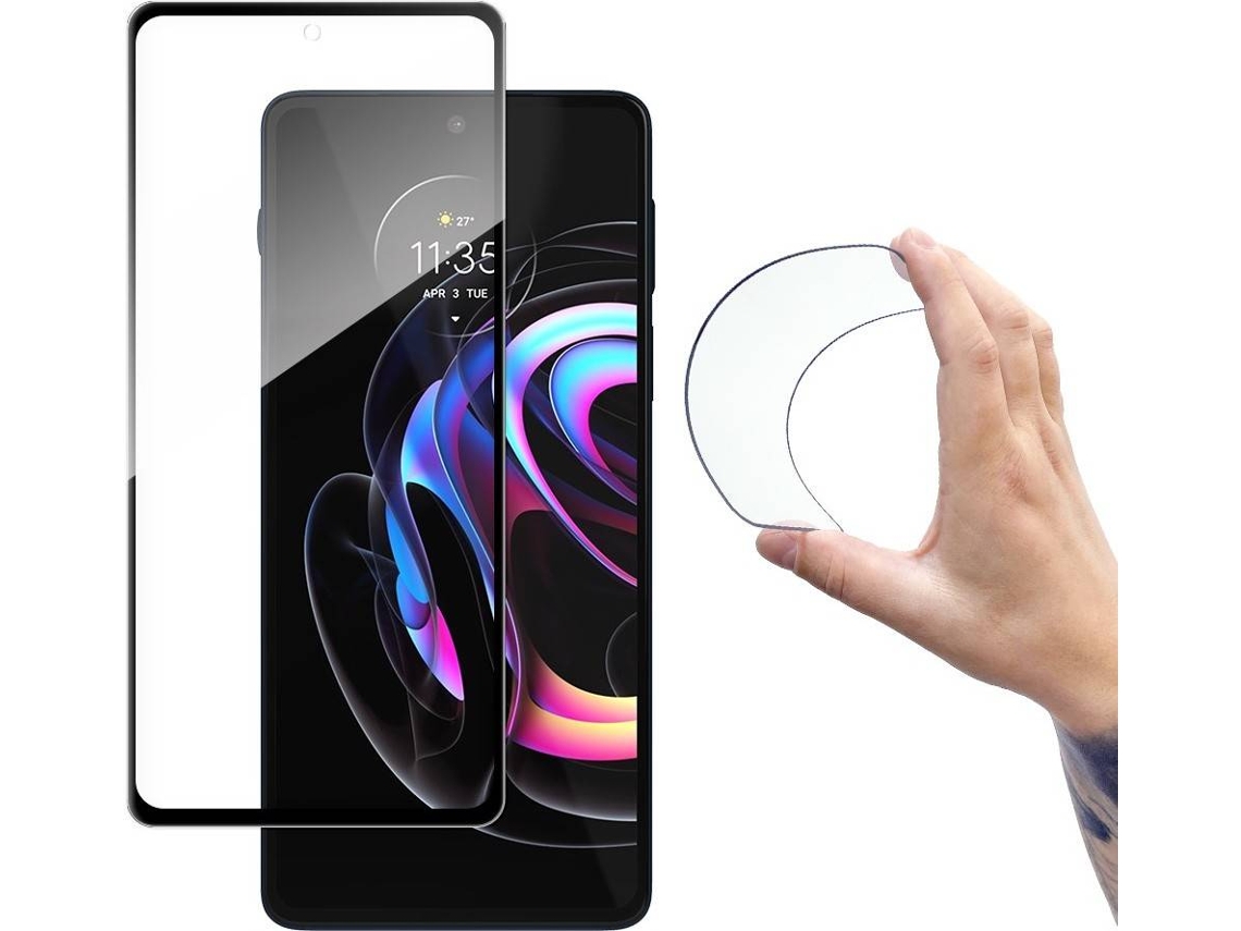 Película Vidro Temperado Motorola Moto Edge 20 Pro LMOBILE Full Cover