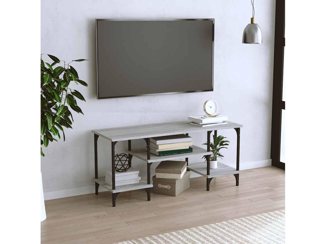 Vidaxl Móvel Para Tv 102x35x45,5 Cm Derivados Madeira Cinzento Sonoma