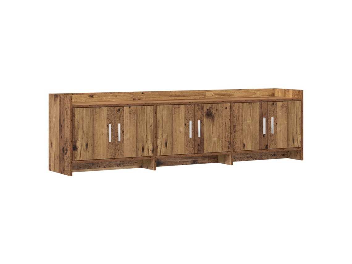 Vidaxl Gabinete para Tv 168 X 33 X 47 Cm Madeira Antiga