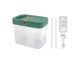 Umidificador Laxiscreed Usb 5l Verde Escuro Com Controle Remoto E Função De Desligamento Automático