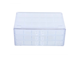2026altiro-caja De Armazenamento De Ferramentas De Arte De Unhas De 3 Camadas Com 72 Compartimentos Organizador De Joias Transparente