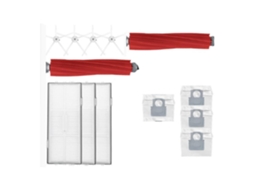 Acessórios de Aspirador Adequado para s7 maxv ultra/t8plus principal branco pentagonal pano de pano descartável filtro saco de pó